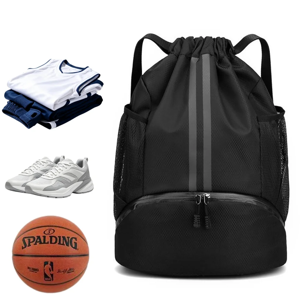 Outdoor Sport Backpack - İpli Spor Sırt Çantası, Ayakkabı Bölmeli