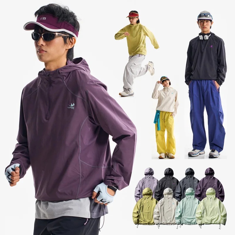 Outdoor Sport Hoodie - Erkekler Kadınlar Açık Spor Hızlı Kuru