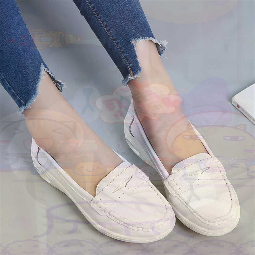 Outdoor Sport Use Class - Yumuşak Slip-on Bayan Büyük Boy Ayakkabı