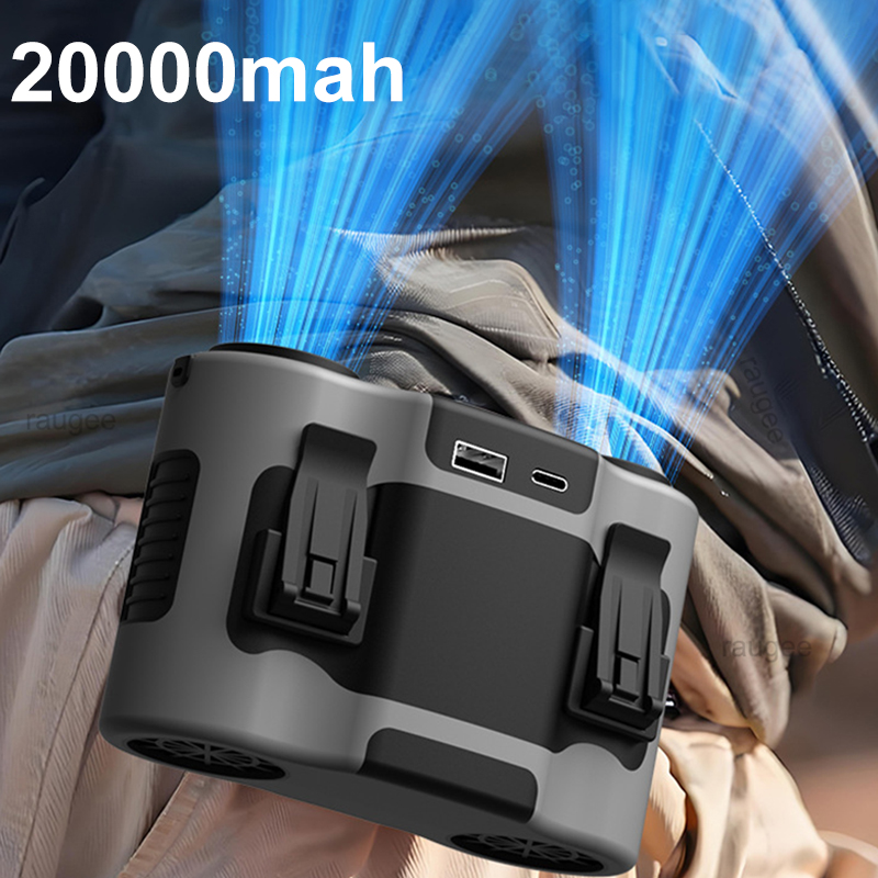 Outdoor Sport Outlet - 20000 Mah Bel Fanı Taşınabilir Klip