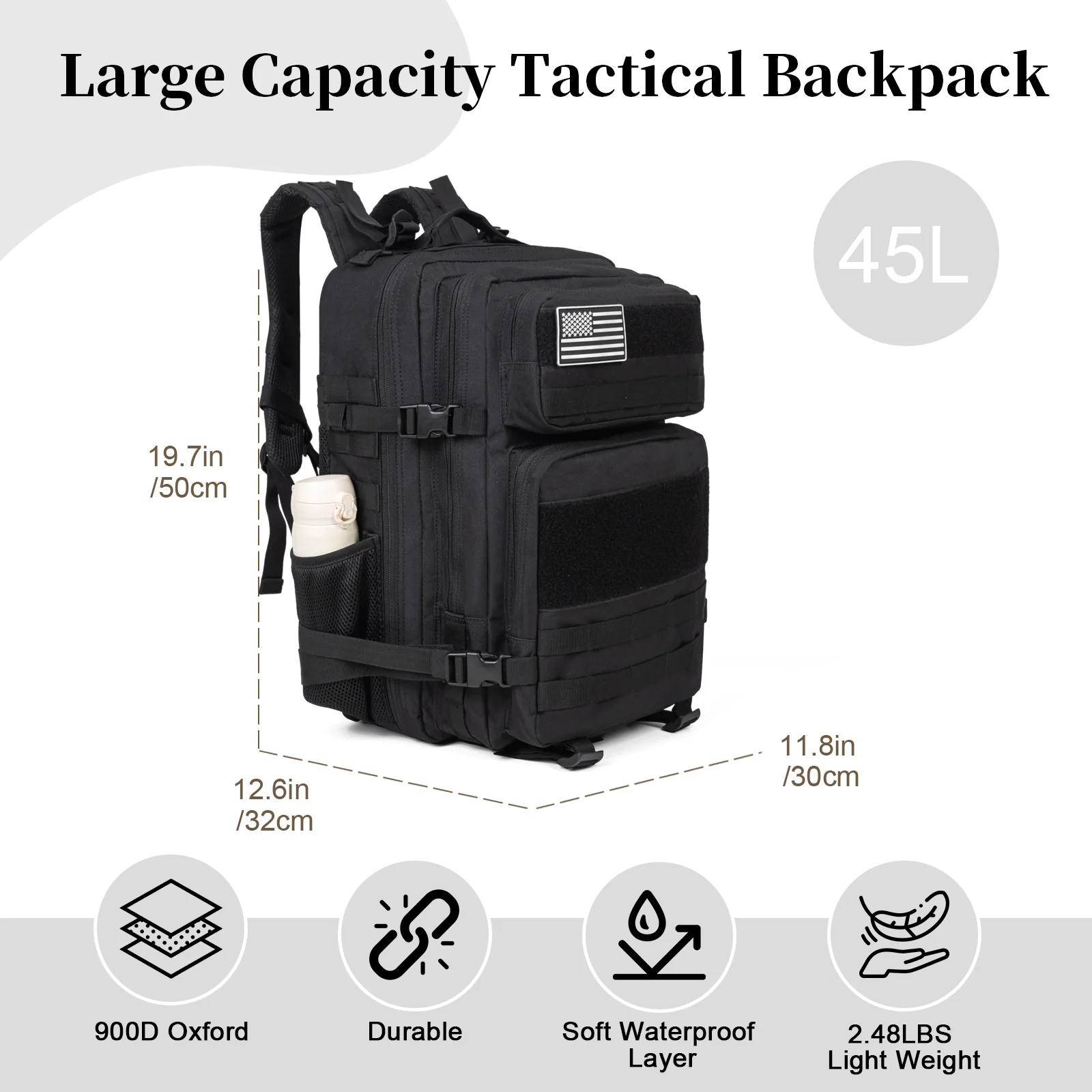 60L Ordu Askeri Taktik Sırt Ça - Outdoor Sport Backpack incelemesi ve fiyatı