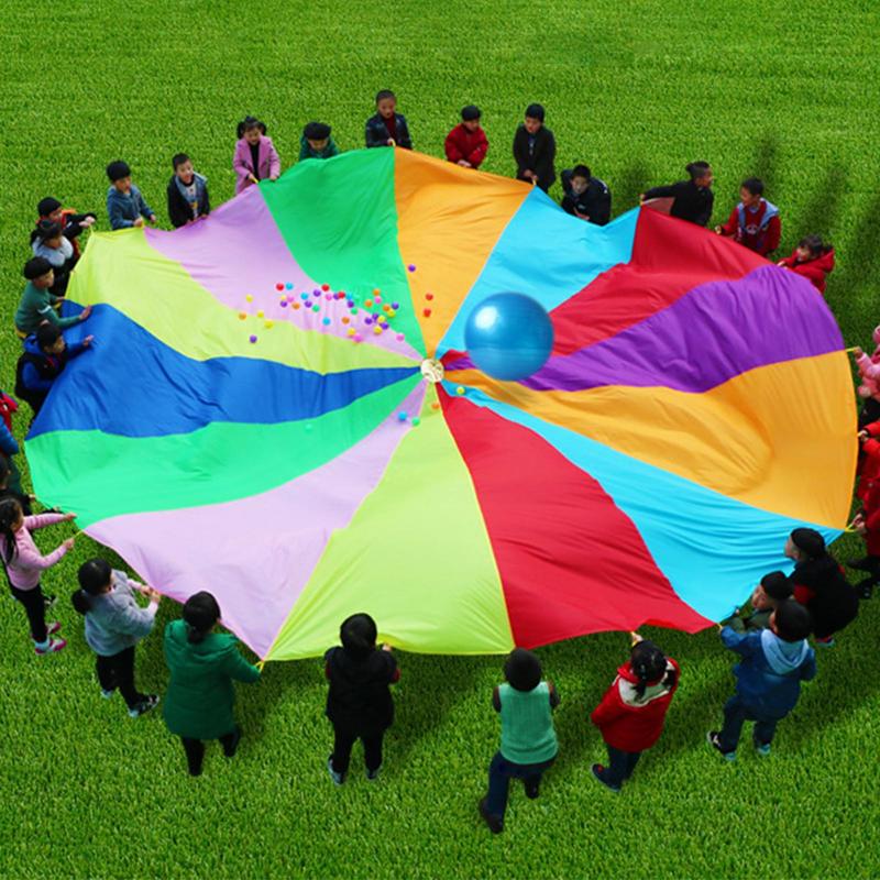 Çocuklar için gökkuşağı paraşü - Outdoor Sports Umbrella incelemesi ve fiyatı