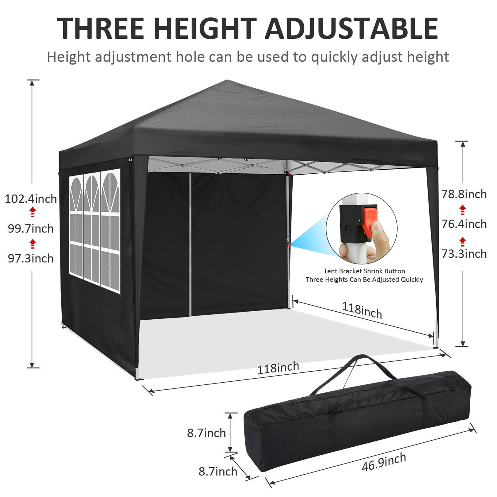 10x10FT Açılır Kapanır Çadır,  - Outdoor Sports Center incelemesi ve fiyatı