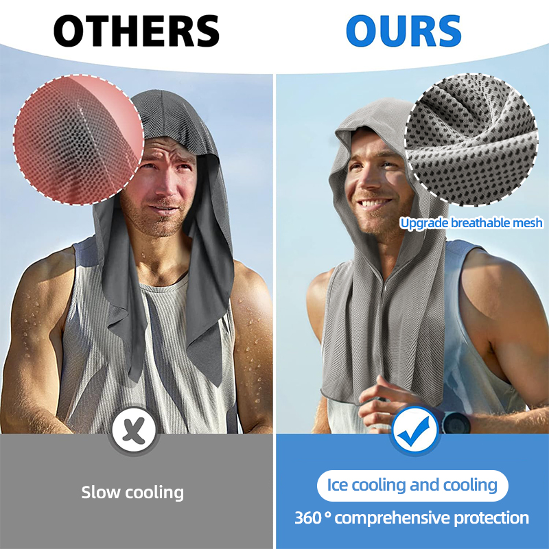 Soğutucu Kapüşonlu Havlu - Kap - Outdoor Sport Hoodie incelemesi ve fiyatı