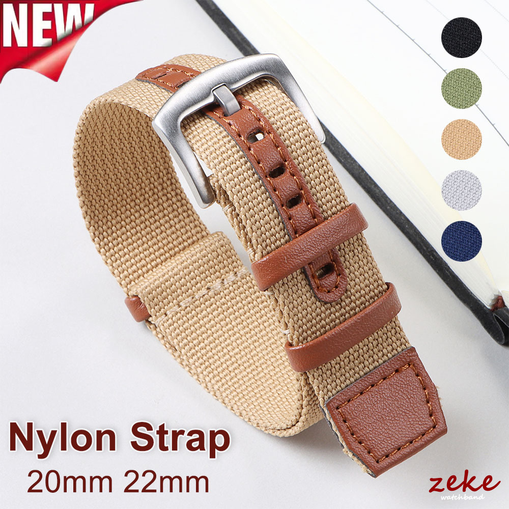 20mm 22mm Naylon Deri saat kay - Outdoor Sport Field incelemesi ve fiyatı