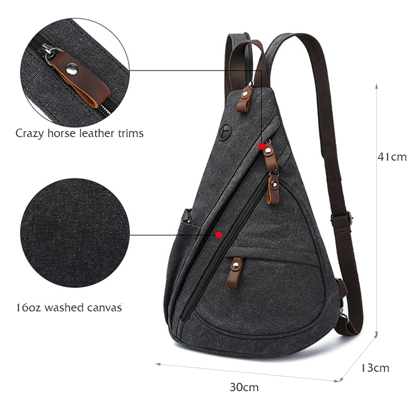 Tuval tek kollu çanta Cabrio C - Outdoor Sport Backpack incelemesi ve fiyatı